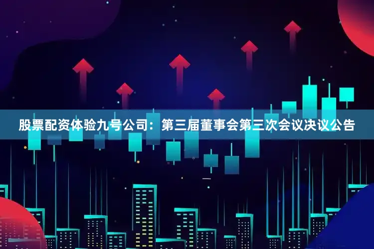 股票配资体验九号公司：第三届董事会第三次会议决议公告